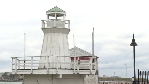Left view of tow old towers Video stock 79537682