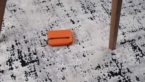 Left wallet on floor Video stock 260603029
