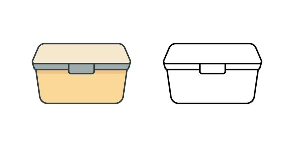 Leftover box icon Stock Illustration