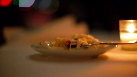 Leftover Cake Stock Footage 129621915