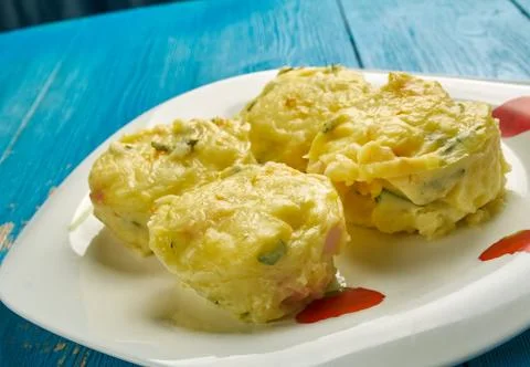 Leftover Mashed Potato Puffs Stock Photos