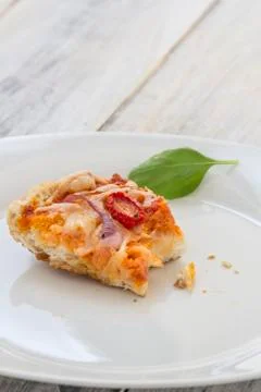 Leftover pizza Stock Photos