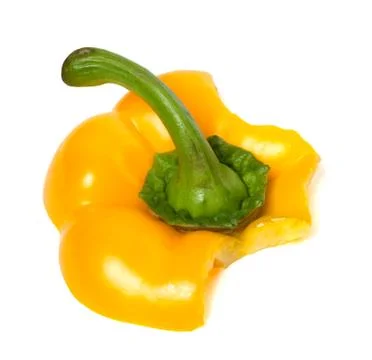 Leftovers of paprika Stock Photos