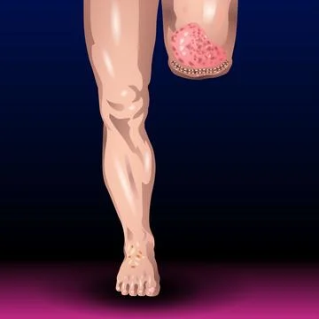 Leg Amputation Stock Illustration