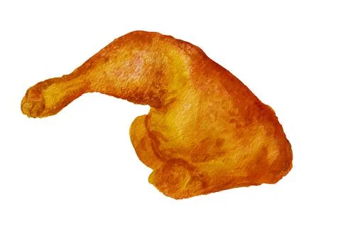 Leg of chicken Stock Illustration