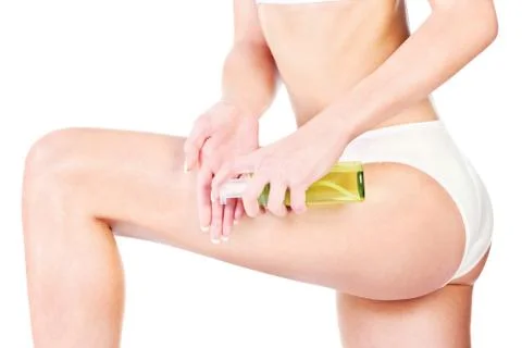 Leg cosmetic Stock Photos