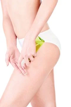 Leg cosmetic Stock Photos