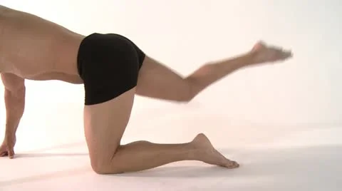 Leg Exercises Stock Footage 17728361
