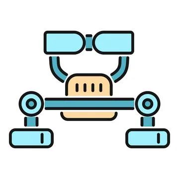 Leg extension gym machine training workout icon Ilustración de archivo