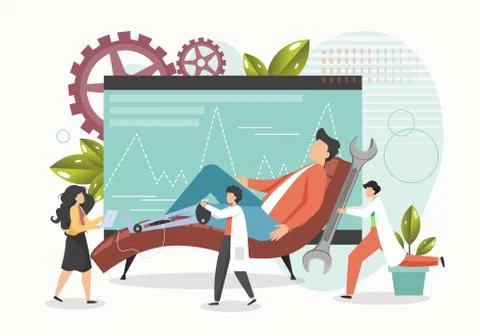 Leg prosthesis concept vector flat style design illustration 스톡 일러스트