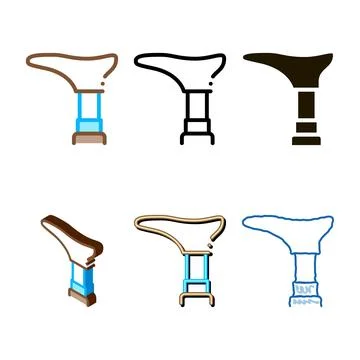 Leg repair tool range icon vector outline イラスト素材