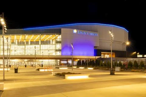 Legacy Arena is a multi-purpose facility located in Birmingham, AL Stock Photos