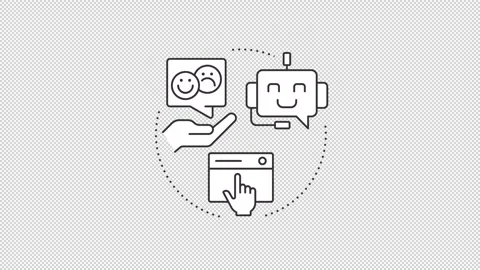 Legacy corporate system modernization animated line concept icon set Stock Footage 346716136