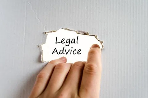 Legal advice text concept Stock Photos