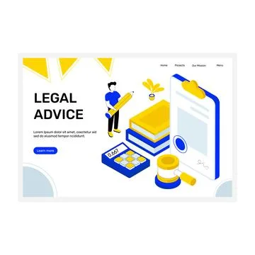 Legal Contract Stock Illustration