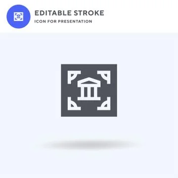 Legal Document icon vector, filled flat sign, solid pictogram isolated on whi Illustrazione stock