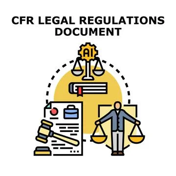 Legal regulations developing with artificial intelligence concept イラスト素材
