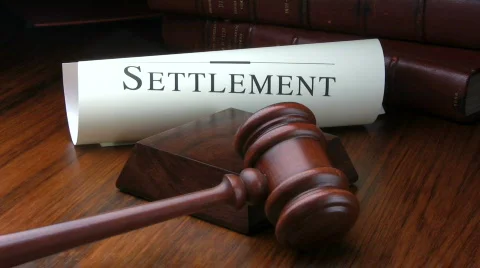 Legal settlemment Stock-Footage 689249