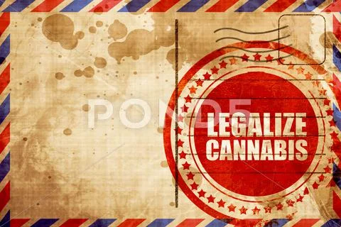 Legalize cannabis Stock Illustration