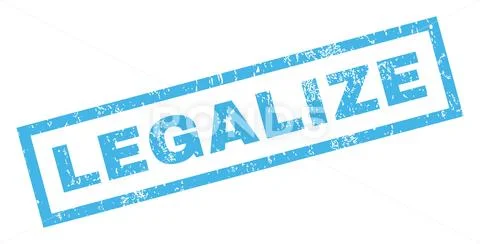 Legalize Rubber Stamp Stock Illustration