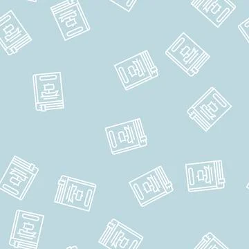 Legend genre line seamless pattern 스톡 일러스트