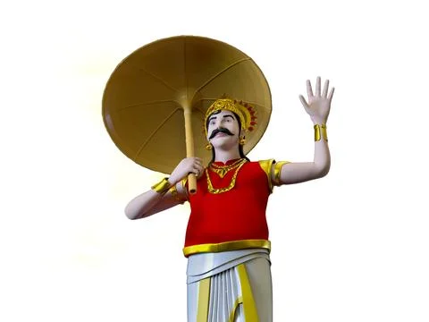 The legend of King Mahabali Stock Illustration