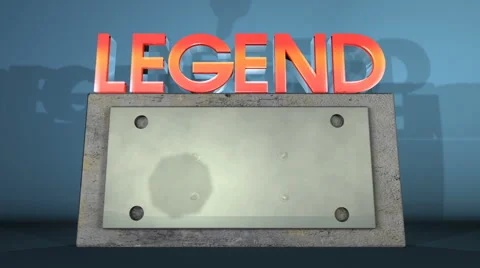 Legend motion graphic Stock Footage 68038665