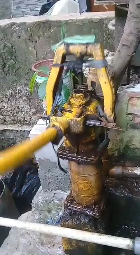 The legend of old pump Stock Footage 171143875