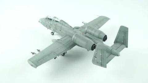 The Legendary A-10 Warthog Attack Aircraft Of The US Air Force. Stock Footage 341485904