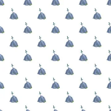 Legendary sword in rock pattern design background Illustrazione stock
