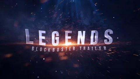 Legends Blockbuster Trailer Stock After Effects