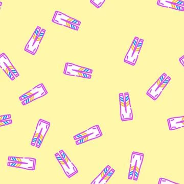 Leggings clothing vector seamless pattern Illustrazione stock