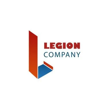 Legion company vector emblem Stock Illustration