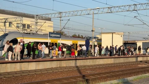 Legionowo Train Station on September Stock Footage 287227724