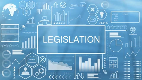 Legislation, Animated Typography Hologram Stock Footage 211075414