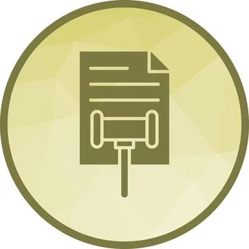 Legislation icon vector image. Stock Illustration