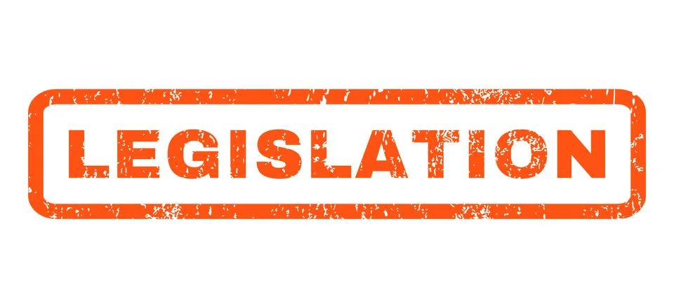 Legislation Rubber Stamp Stock Illustration