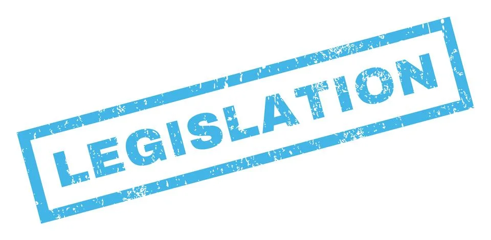Legislation Rubber Stamp Stock Illustration