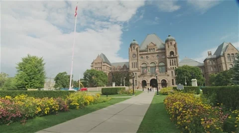 Legislative Assembly of Ontario Timelapse Stock Footage 66683780