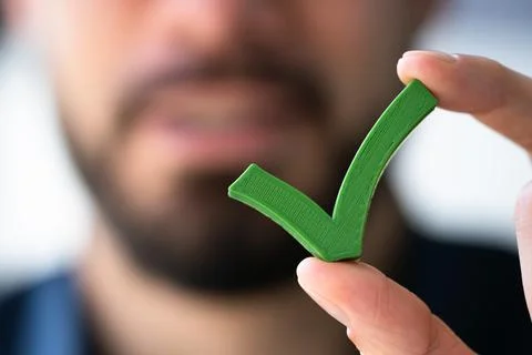 Legitimate Correct Answer - Appropriate Green Check Stock Photos