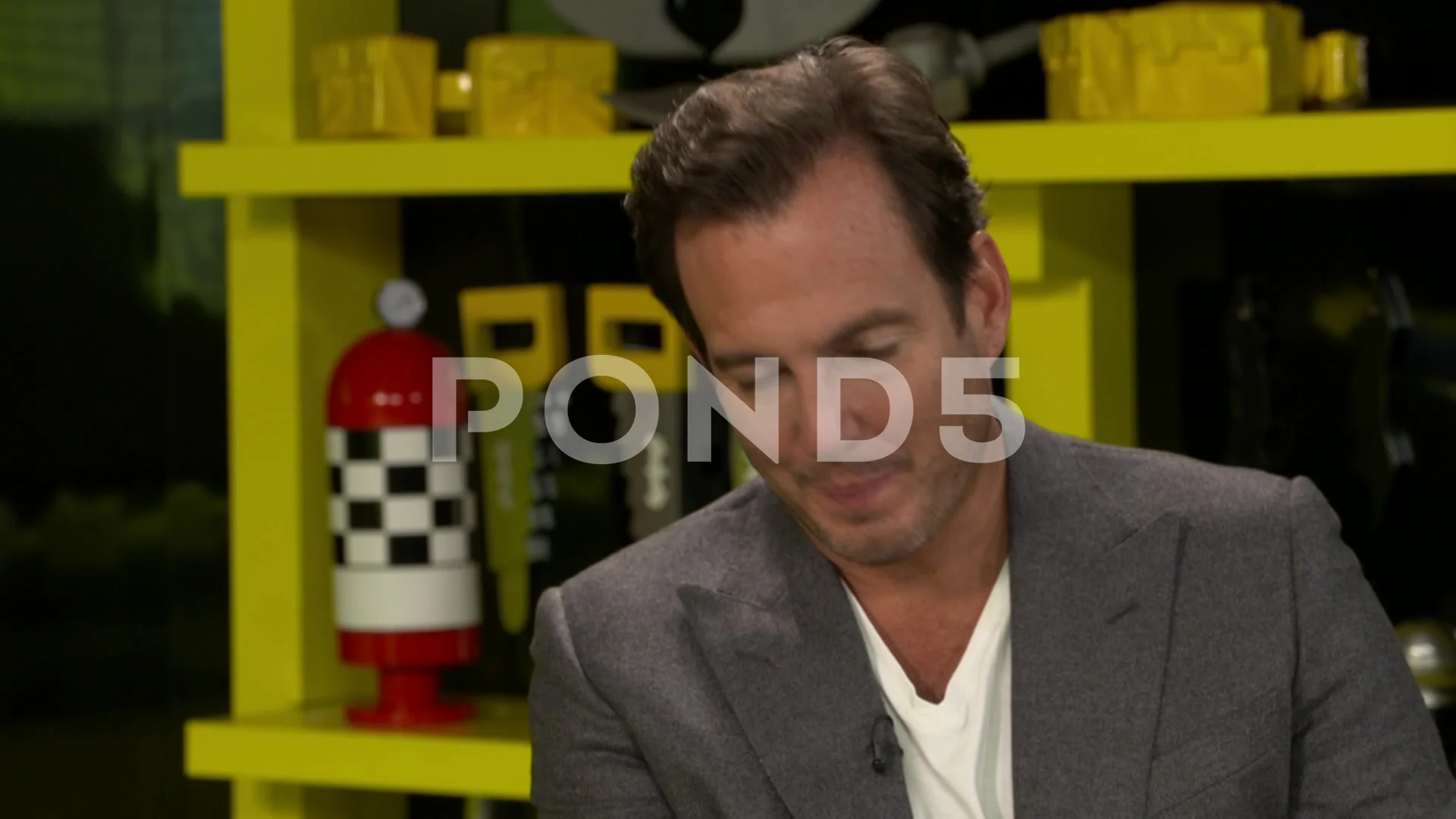 Will Arnett, star of new The Lego Batman Movie, gets interviewed