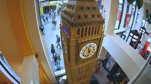 Lego Big Ben Video stock 106623326