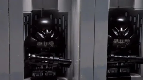 Lego Bricks mini figures Stock Footage 194503004