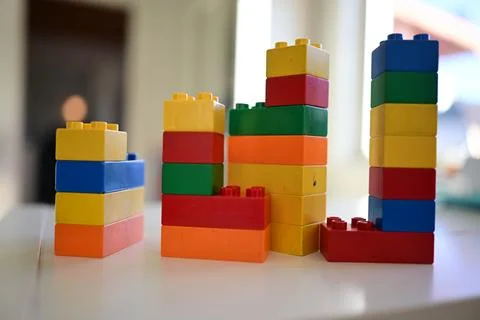 LEGO building bricks. Stock Photos