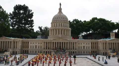 Lego capitol building Stock Footage 56226981