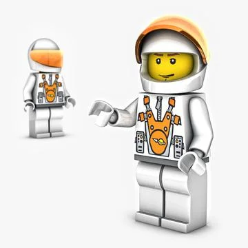 Lego Character - Mars Mission Series 3D Model