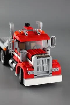 Lego creator set "3-in-1 highway pickup" Stock Photos