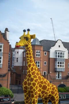 LEGO giraffe Stock Photos