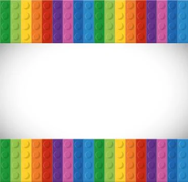 Lego icon. Abstract figure. Vector graphic Stock Illustration