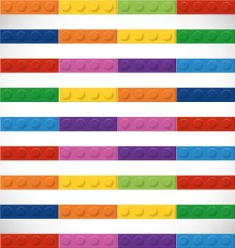 Lego icon. Sriped figure. Vector graphic Illustrazione stock